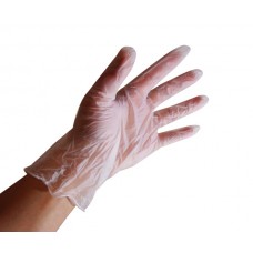 Disposable Vinyl Gloves  -  Powder Free  100 pcs  "Small / Medium” 